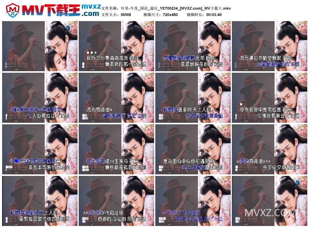 叶里-今昔_国语_流行_YE700234